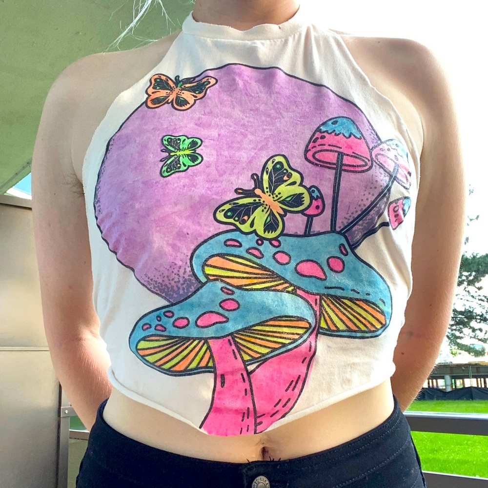 Magic Mushroom Halter Top